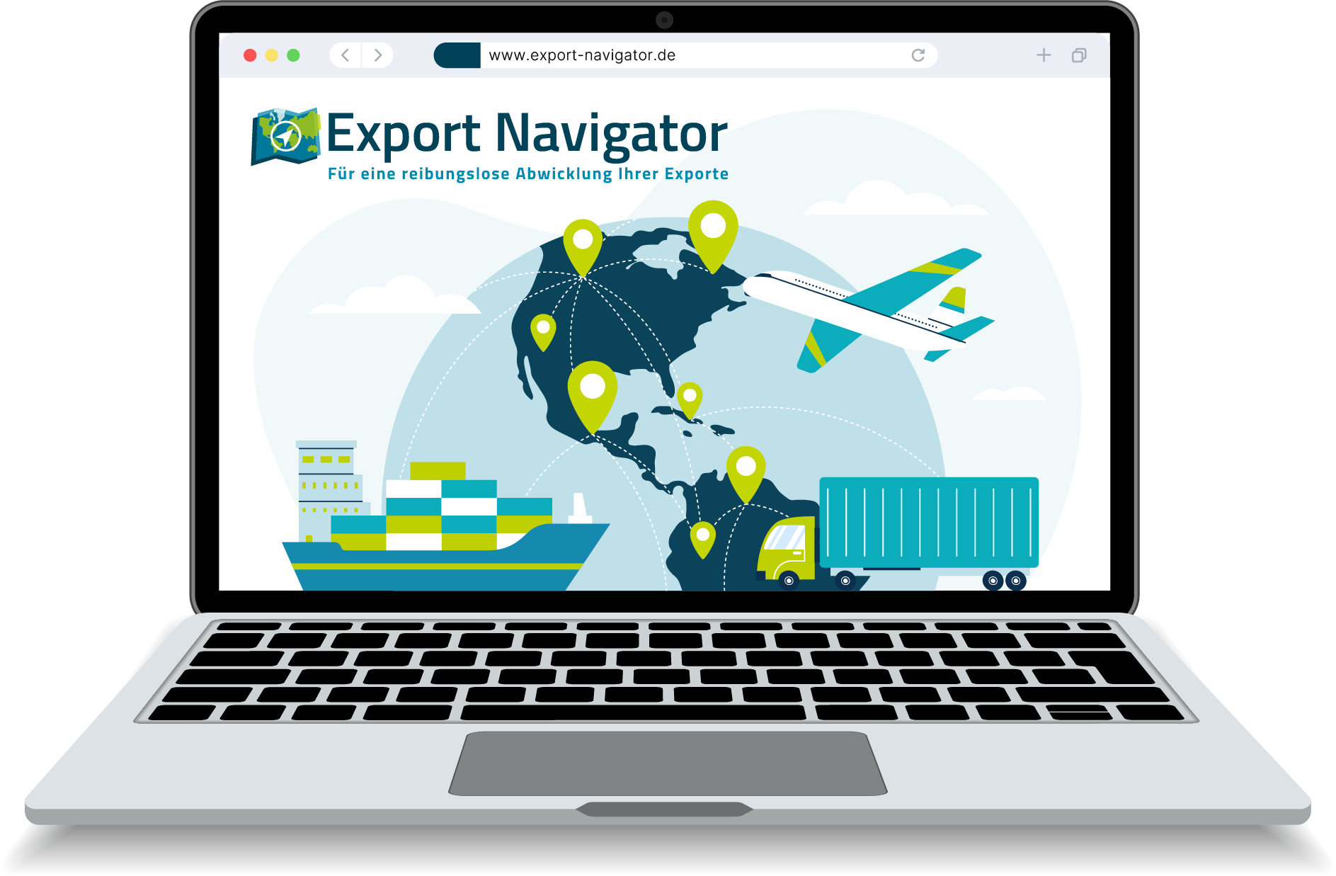 Der Export-Navigator ist Ihre umfassende Wissensdatenbank mit detaillierten Informationen zu Exportbestimmungen für jedes Land.aktuell
